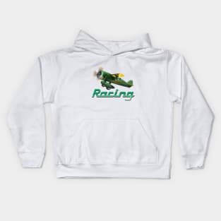 Racing Plane Kids Hoodie